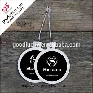 Hot sale promotion gift paper car air freshener printing