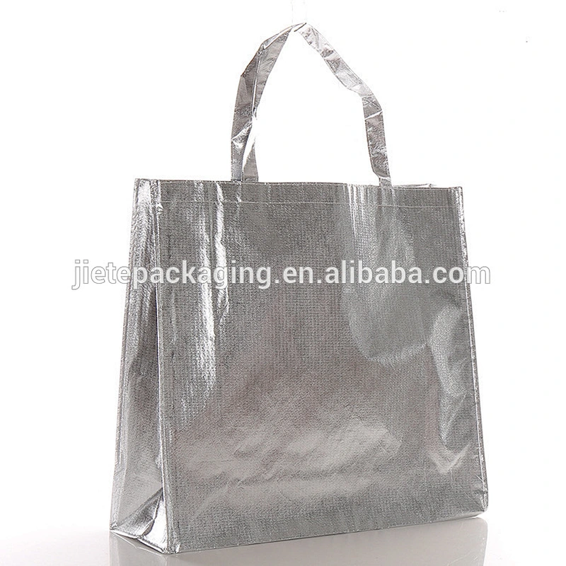 new products custom recycled non woven gold gift shopping bag with handle