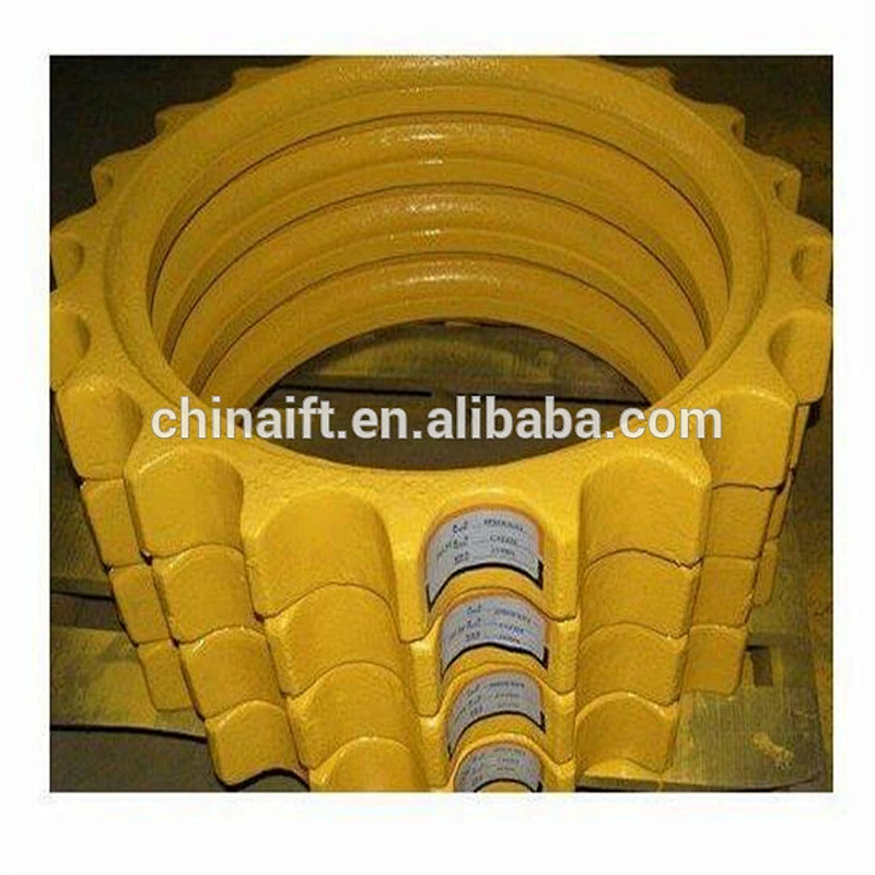 D4D bulldozer undercarriage parts sprocket for construction machinery