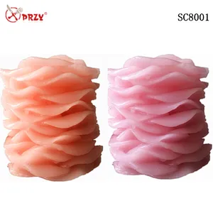 PRZY silicone Soap mould DIY Candle making Molds 3D silicone candle Mold for Cake Decoration
