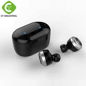 V5.0 mini Pair Earphone Twins Double Wireless Headset with charging dock