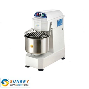 Good design commercial stainless steel double speed spiral dough mixer and flour mixing machine prices