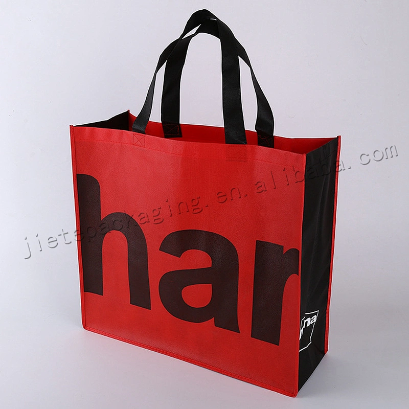 Promotion reusable plastic pp non woven shopping bag