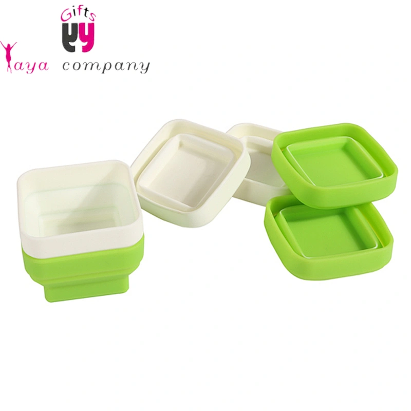 Funny Design Baby Custom Take Away Salad Collapsible Silicone Bowl
