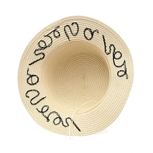 Straw Bowknot Summer Hat Sunbonnet Sun Strawhat For Girl Baby Female, Summer Straw Hat For Girl