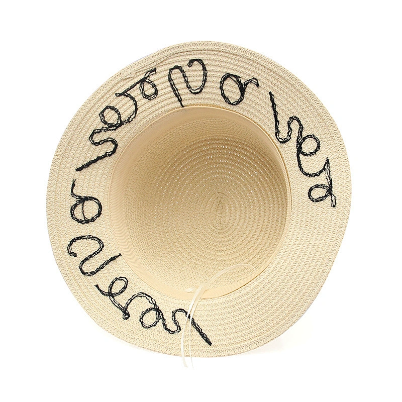 Straw Bowknot Summer Hat Sunbonnet Sun Strawhat For Girl Baby Female, Summer Straw Hat For Girl