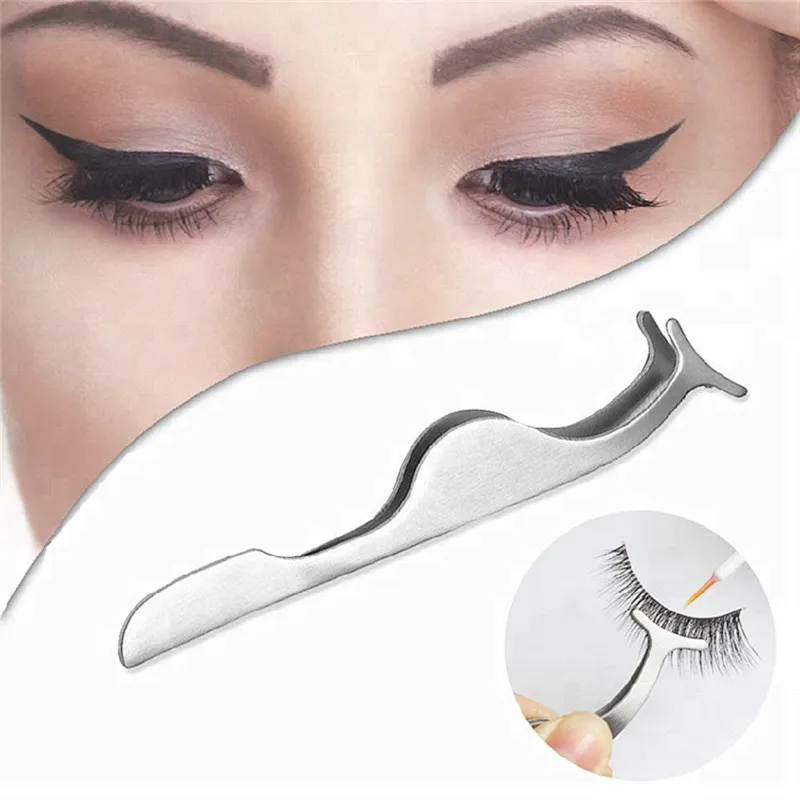 Custom Logo Mini Portable False Eyelashes Extension Tool Private Label Curl Eyelash Curler Set Stainless Steel