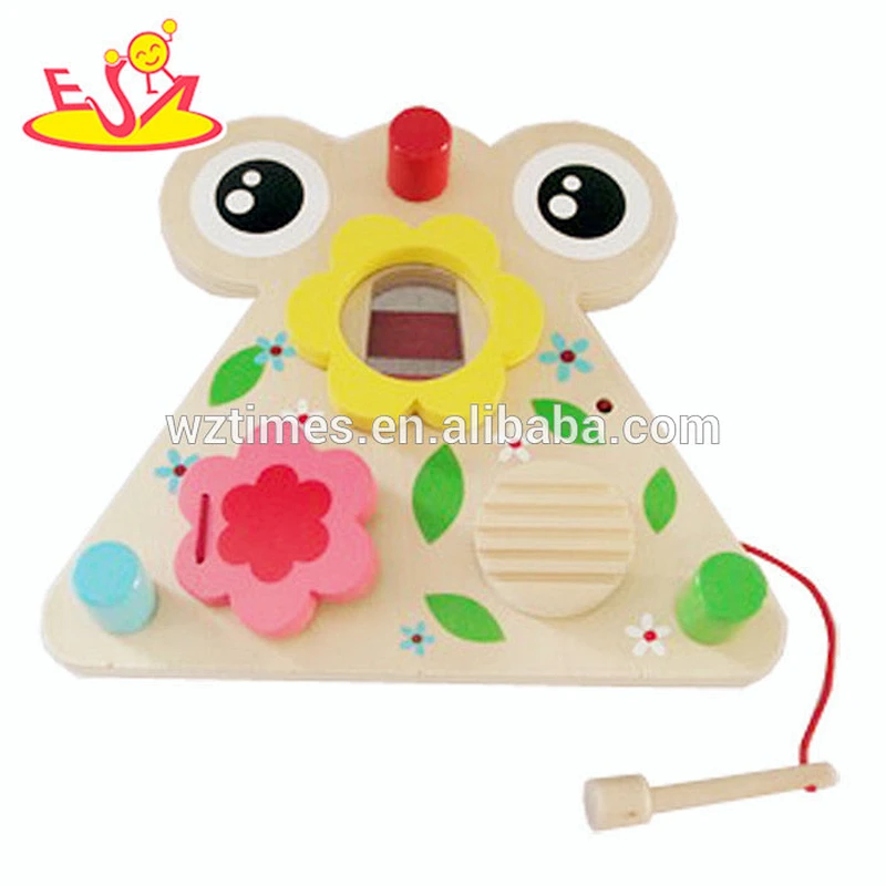 New hottest 3-in-1 baby play percussion toys wooden kids musical instruments W07A061