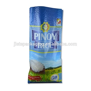long grain rice plastic pp woven bag 25kg made in China