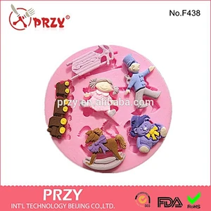 Cake decorating hotsale silicone molds for ice cream
