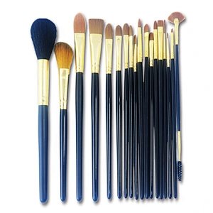 2017 New and hot sale custom 18pc elegant professional makeup brush set
