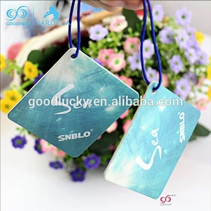 2018 wholesale factory hanging car custom air freshener