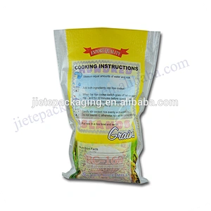 Agriculture use printing bopp laminated plastic pp woven rice bag 50kg