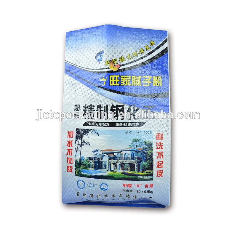 New style polyester polypropylene woven putty bag 20kg