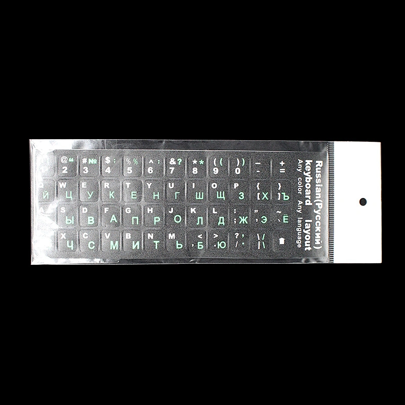 Matte Crystal Russian/  Korean/ French/thaiarabic keyboard stickers  For macbook pro laptop keyboard skins sticker