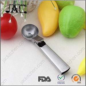 Stainless Steel Ice Cream Scoop with Trigger for Baking