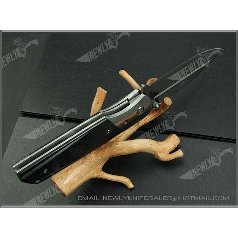 G10 Handle D2 Steel Pocket Knife Folding