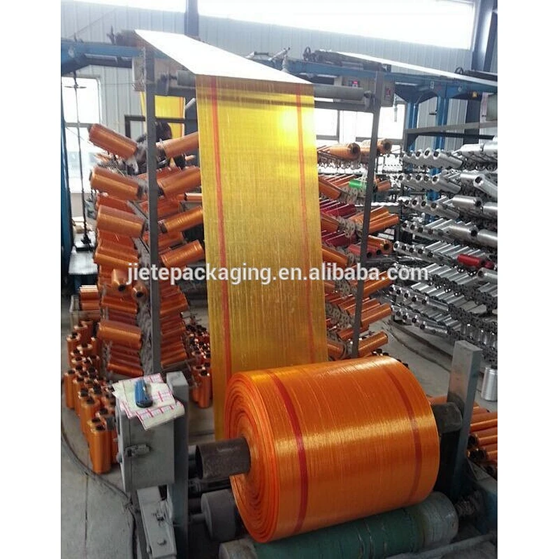 cheap white pp woven bag tubular roll, bale wrap fabric in roll