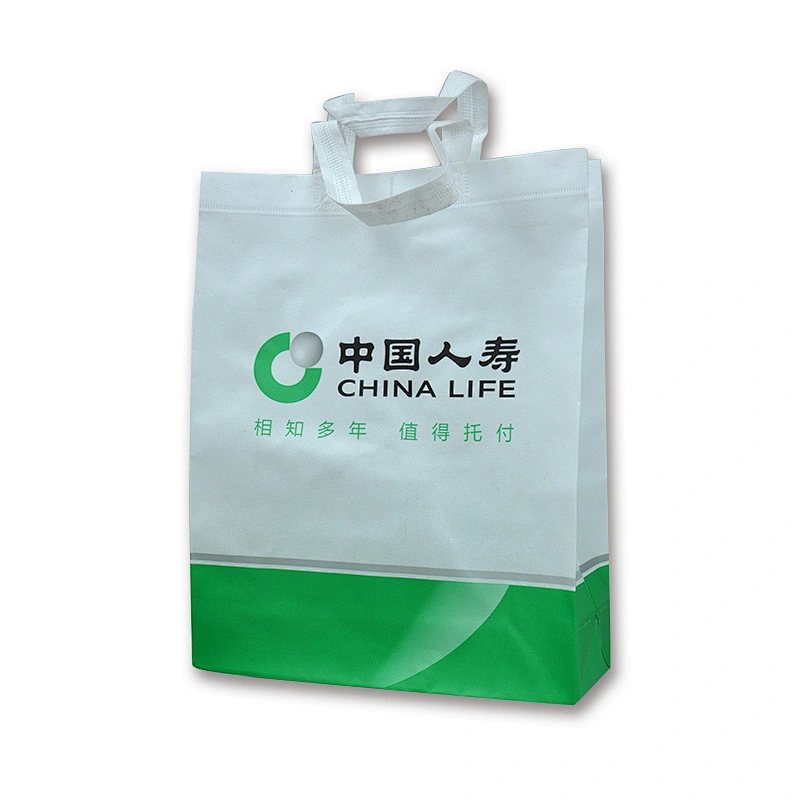 Customized wholesale white recyclable shopping bag wholesale