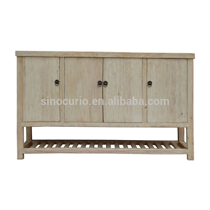 wholesale furniture china shoe rack cabinet with board used by reclaimed wood