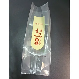 Custom transparent PE bag printing is used for the packaging of bath towels