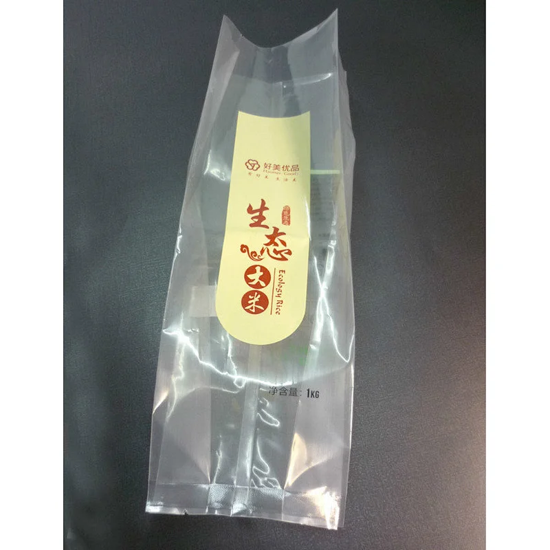 Custom transparent PE bag printing is used for the packaging of bath towels