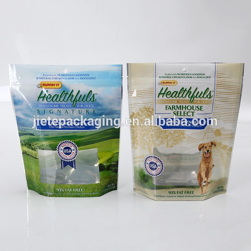 Made in china dog food packaging plastic custom PE bag