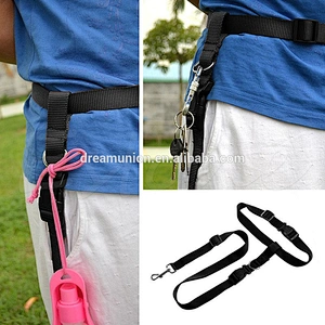 Adjustable Hands Free Leash Dog Pet Lead Waist Belt For Jogging Walking Running