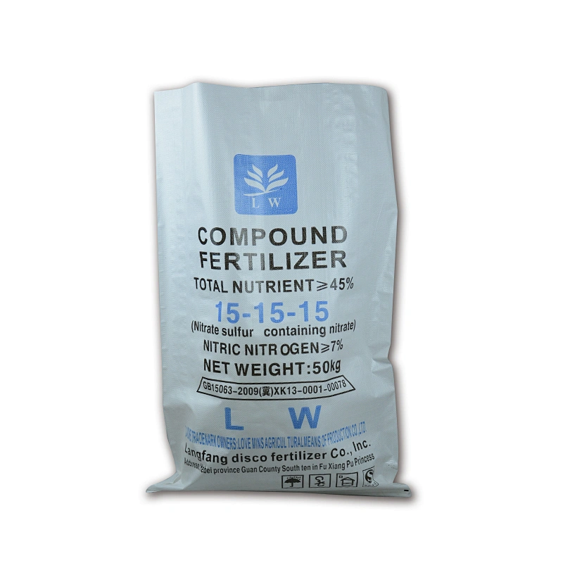 Guaranteed quality pp woven fertilizer packaging bag 50kg