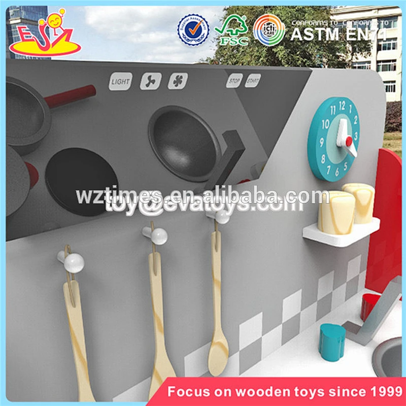 Wholesale best selling wooden children kitchen toy early learning wooden children kitchen toy W10C292