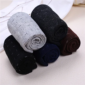100% cotton warm business man sock-5 pack
