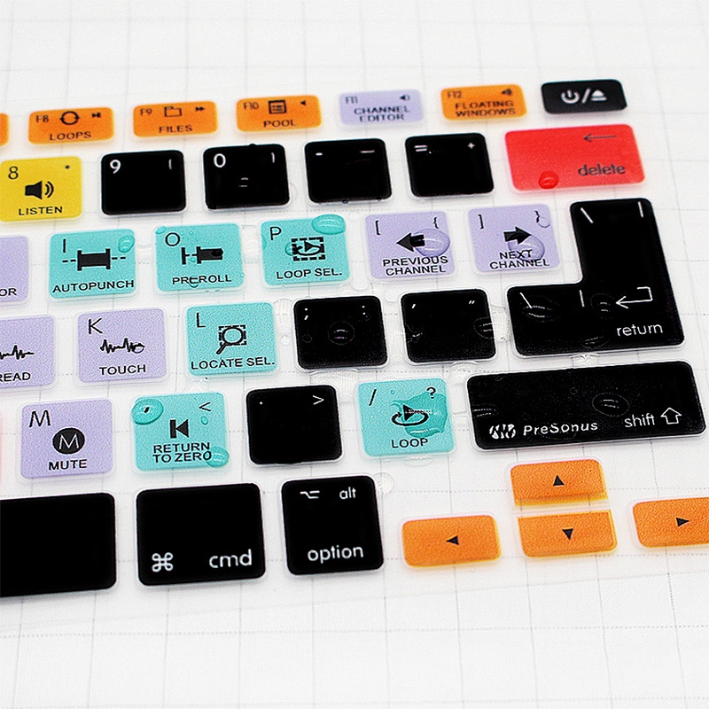 Fashionable Custom Silicon Products Studio One keyboard silicon  Hot keys Laptop Keyboard Protective Film For mac keyboard