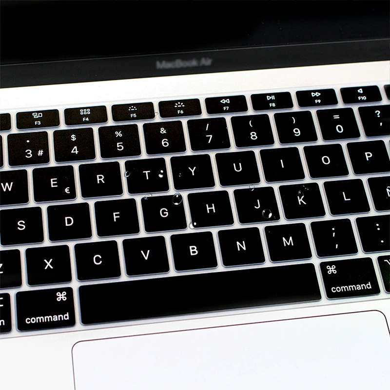 Spanish Keyboard Cover Keyboard Silicone keyboard protector for macbook pro 2016 13 inch For Macbook New Air 13 A1932