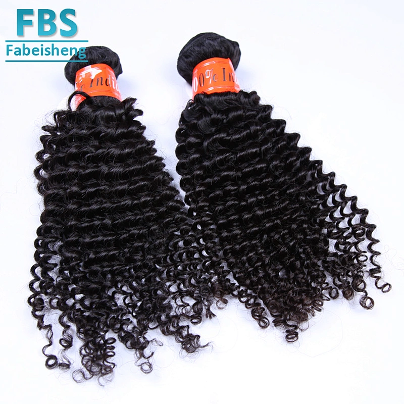 FBS virgin inch human hair raw indian hair extensions