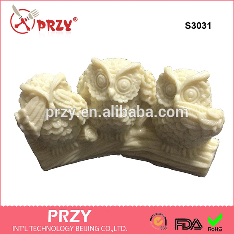 S3031 PRZY Silicone Animal shape 3d soap silicone mold