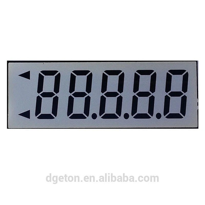 3 5 12 20 22 digits 7 segment lcd display screen OEM factory