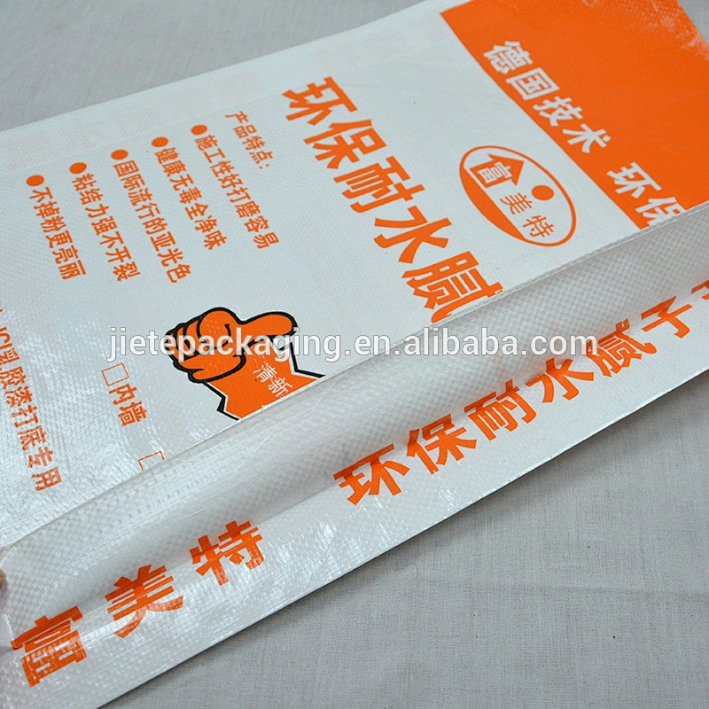 Video, empty 10kg 20kg 25kg laminated pp woven material uv surface sand, wall putty, cement, detergent bag