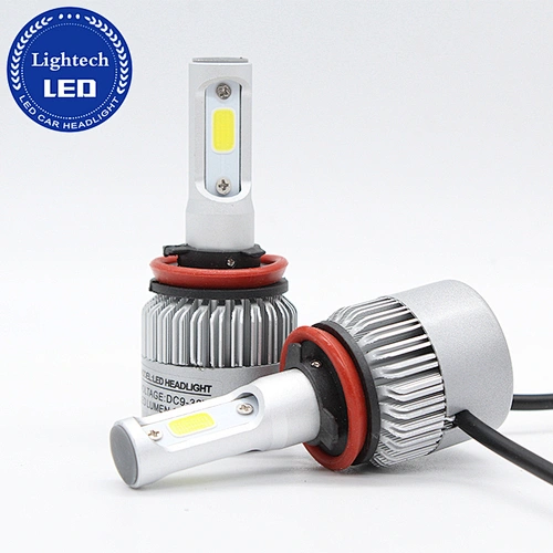 Auto Parts H11 Cob 60w S2 H7 Led Headlight Bulb For 12v 24v Cars
