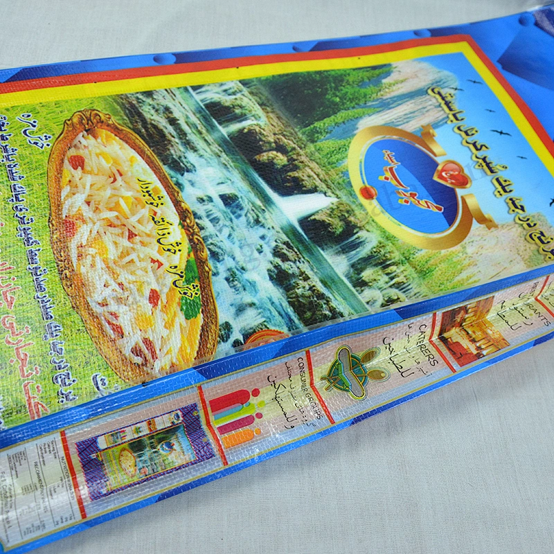 Export to Pakistan laminated 20kg pp woven rice packing bag wholesale