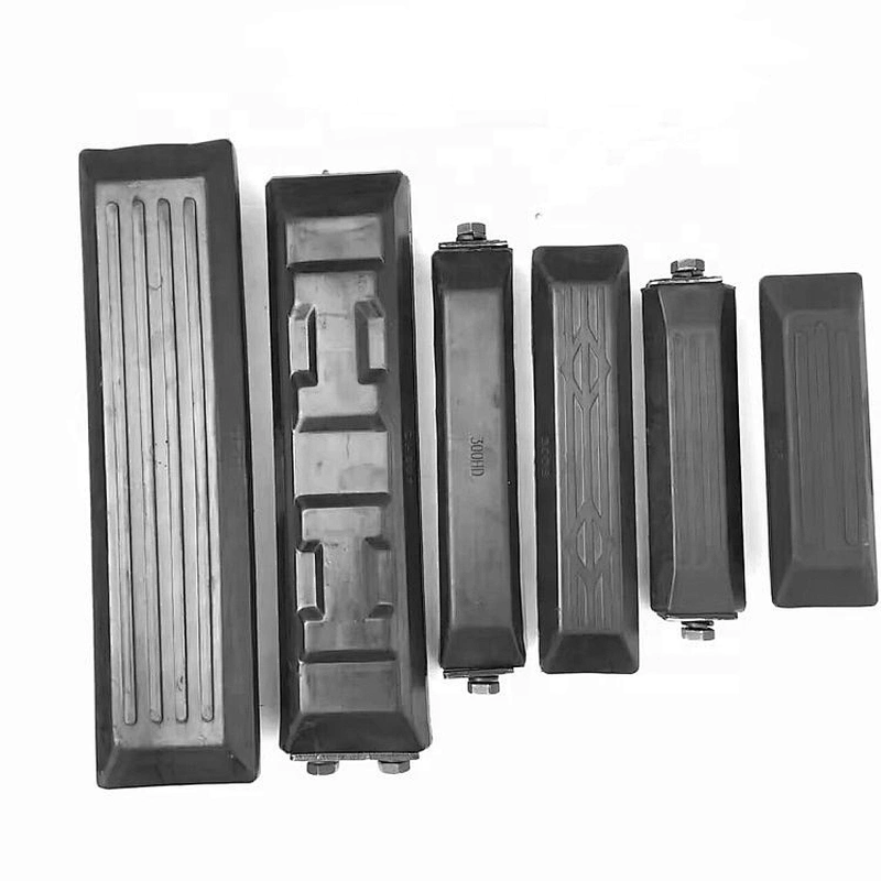 Nice quality R160 excavator rubber track pads for hot sale