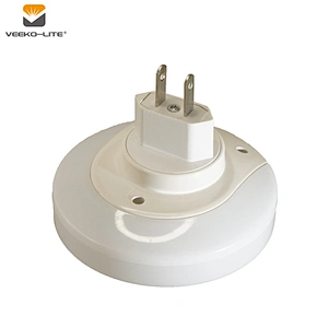 WALL PLUG 6PCS LED LIGHT 2 USB CHARGER OUTLET PORT SMARTPHONE WALL SOCKET SENSOR NIGHT LIGHT