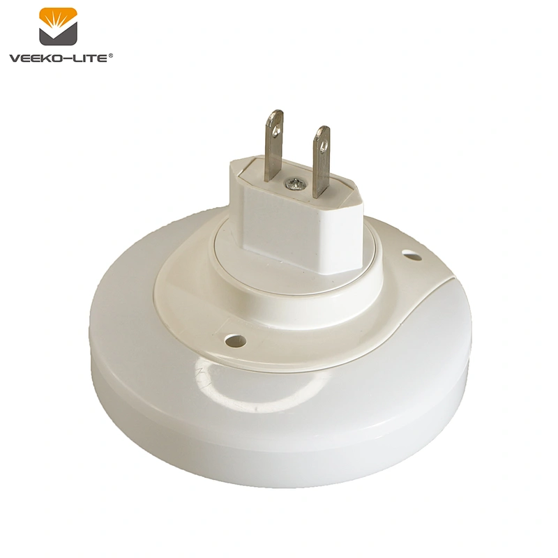 WALL PLUG 6PCS LED LIGHT 2 USB CHARGER OUTLET PORT SMARTPHONE WALL SOCKET SENSOR NIGHT LIGHT