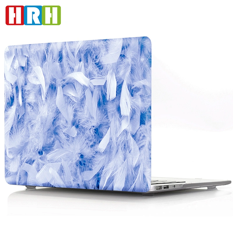 Feather Design Laptop Body Shell Protective Rubberized case plastic for macbook air 11 inch case for macbook pro 2018 13 case