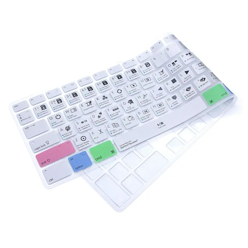 davinci Resolve Shortcut desktop computer skins cover Hotkeys Silicone  keyboard For magic keyboard MLA22LLB/A keyboard skins