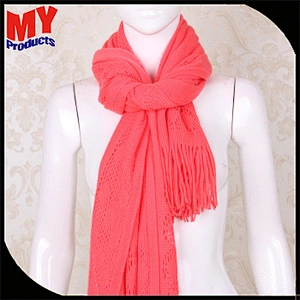 Fashion lady pure color wholesale scarf