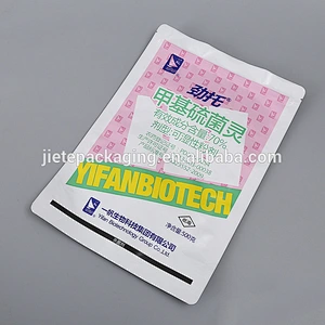 Custom order printed recloseable pe ziplock bag for packing tea, medicine
