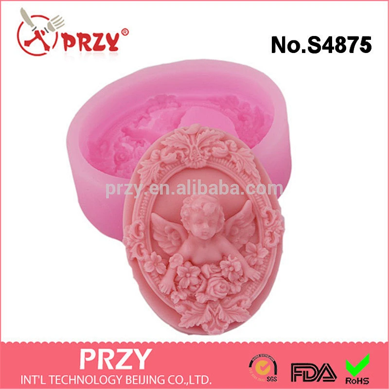 Angel Baby Soap Mold Sugar Craft Cake Decorating Tools Fondant Moulds