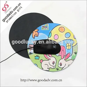 shaped custom rubber mouse with pad