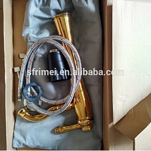 New Antique Wash Sink Solid Brass Gold Faucet For Luxury Bathroom