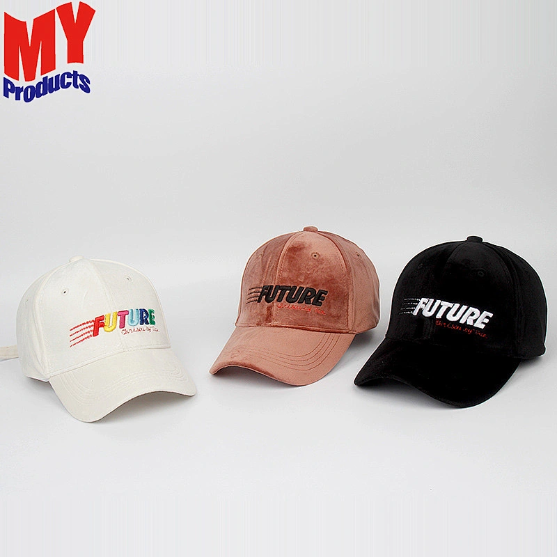 Wholesale high quality fashion design dad hats custom suede baseball cap